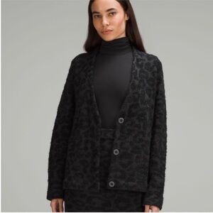 ❤️‍🔥FIRM PRICE❤️‍🔥Lululemon Wool blend Jacquard Cardigan